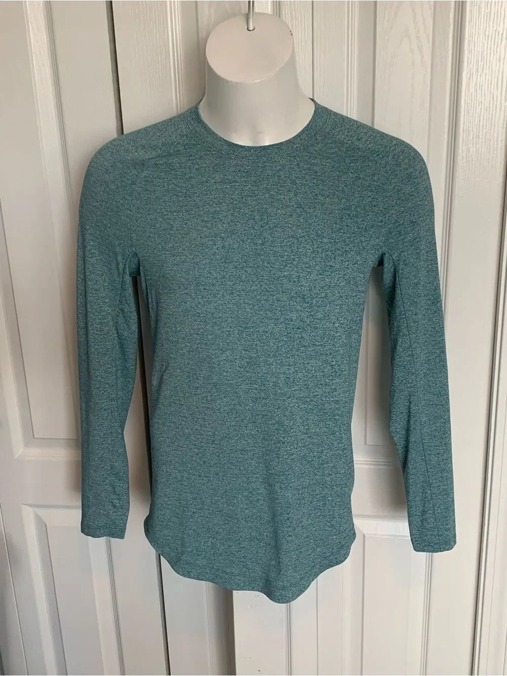Men's LululemonβLong Sleeve Crewneck Shirt - Teal